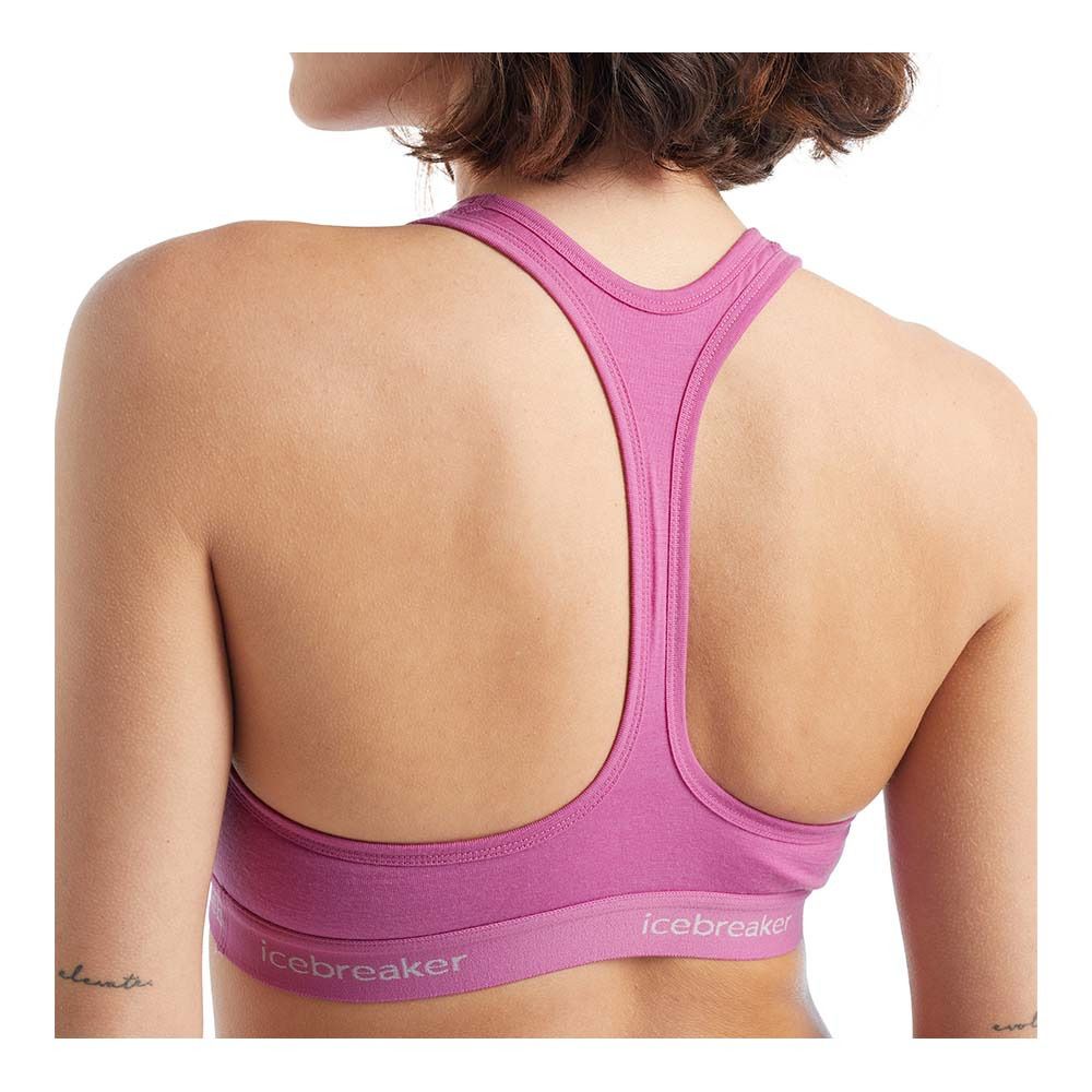 Icebreaker SPRITE RACERBACK MERINO - Brassière Femme cosmic