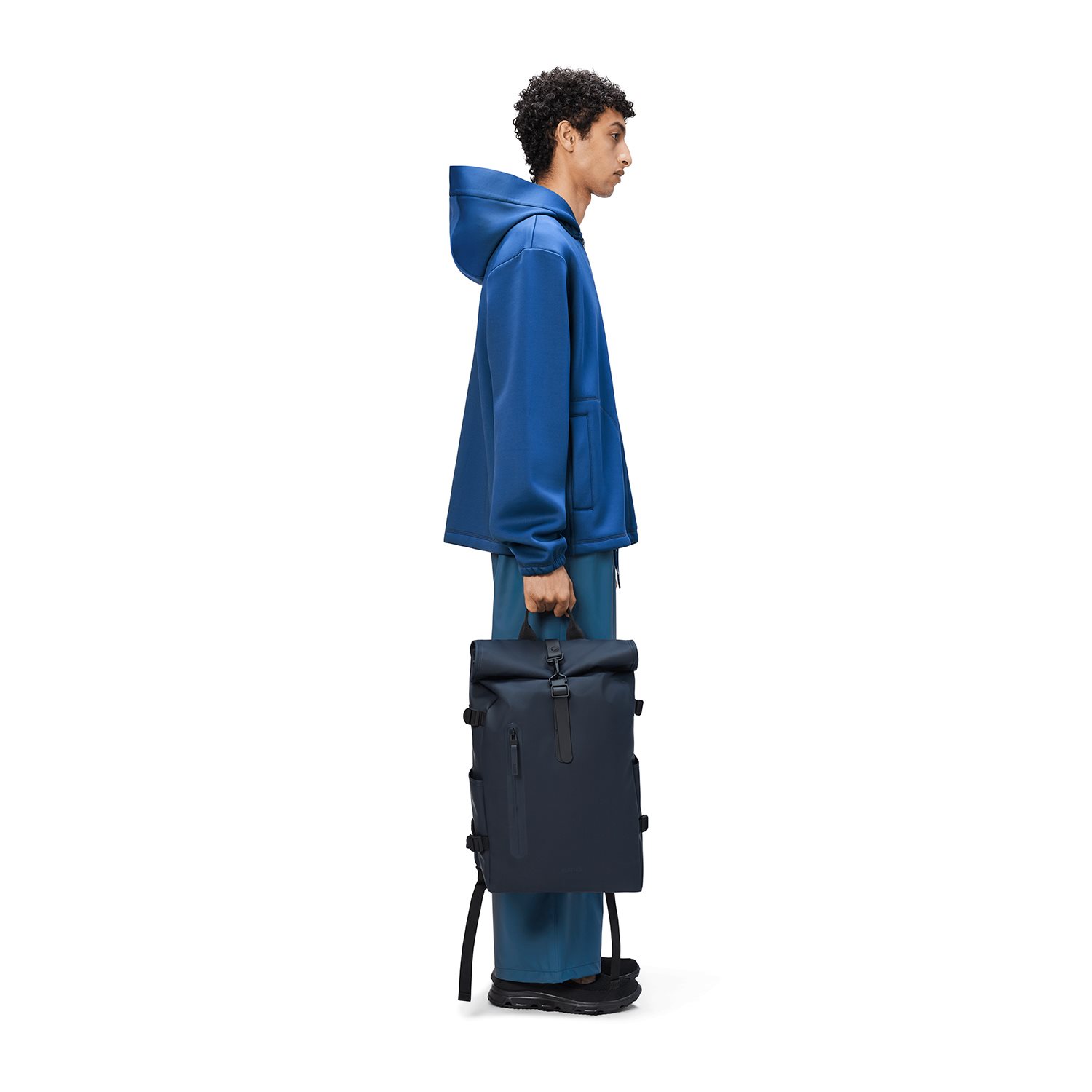 Rains Rolltop Rucksack Large W3 navy