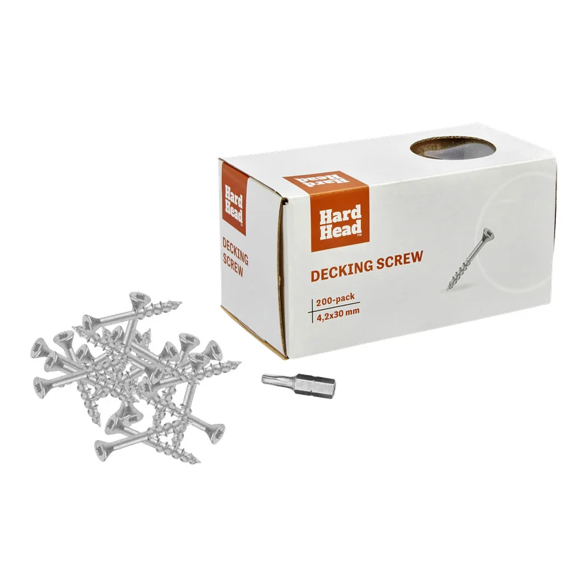 Terrasseskrue 200-pk 4,2x30 mm