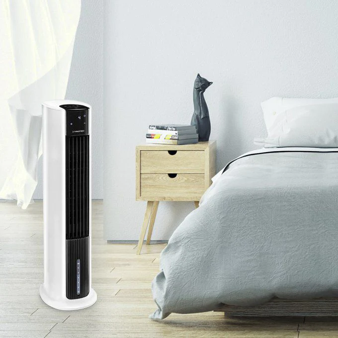 Rafraîchisseur d'air colonne 3 en 1 utilisable en intérieur et en exté