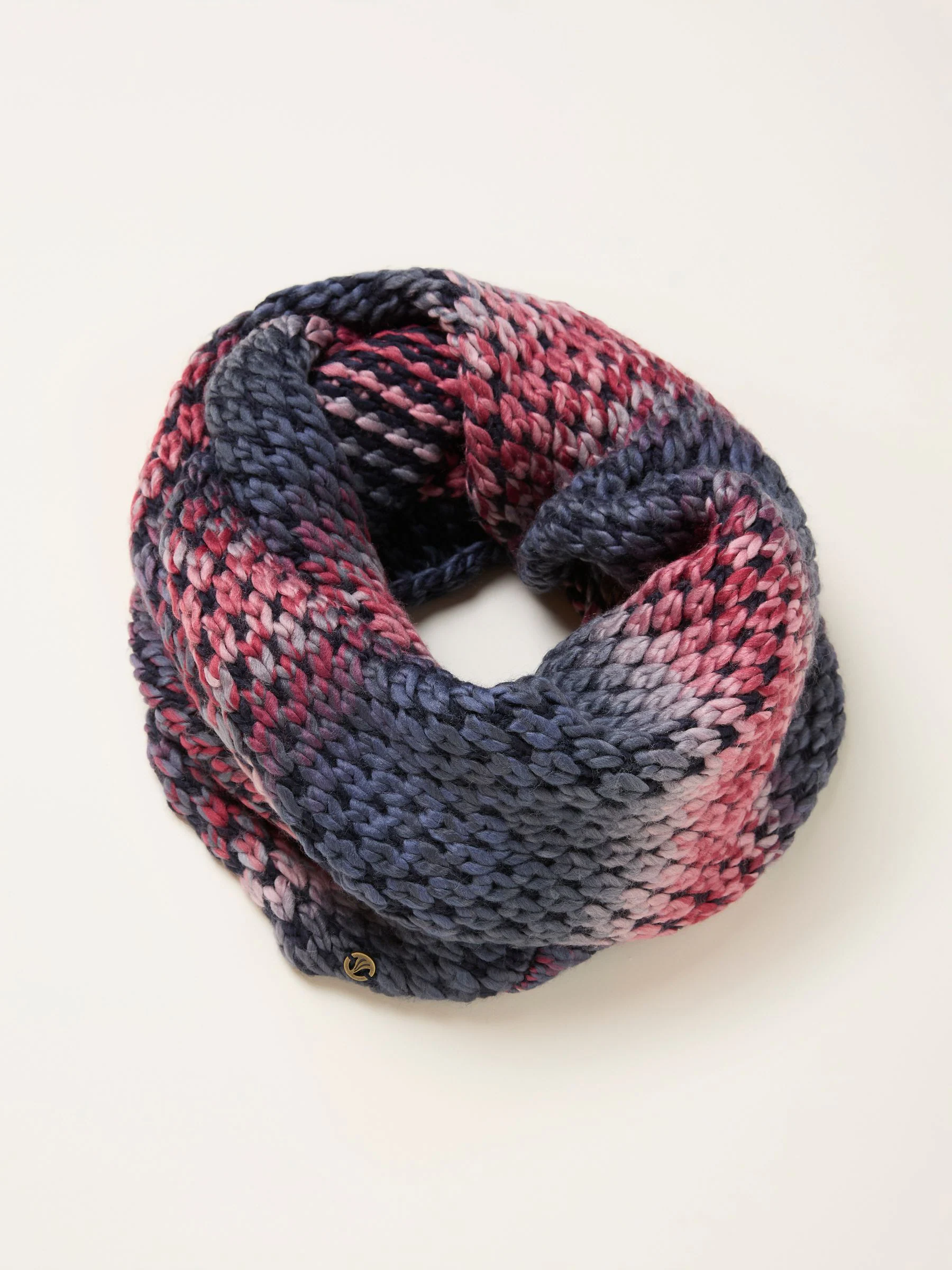 Marineblauw - FatFace Space Dye Snood