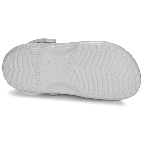 Crocs - Classic Glitter Clog - Argenté