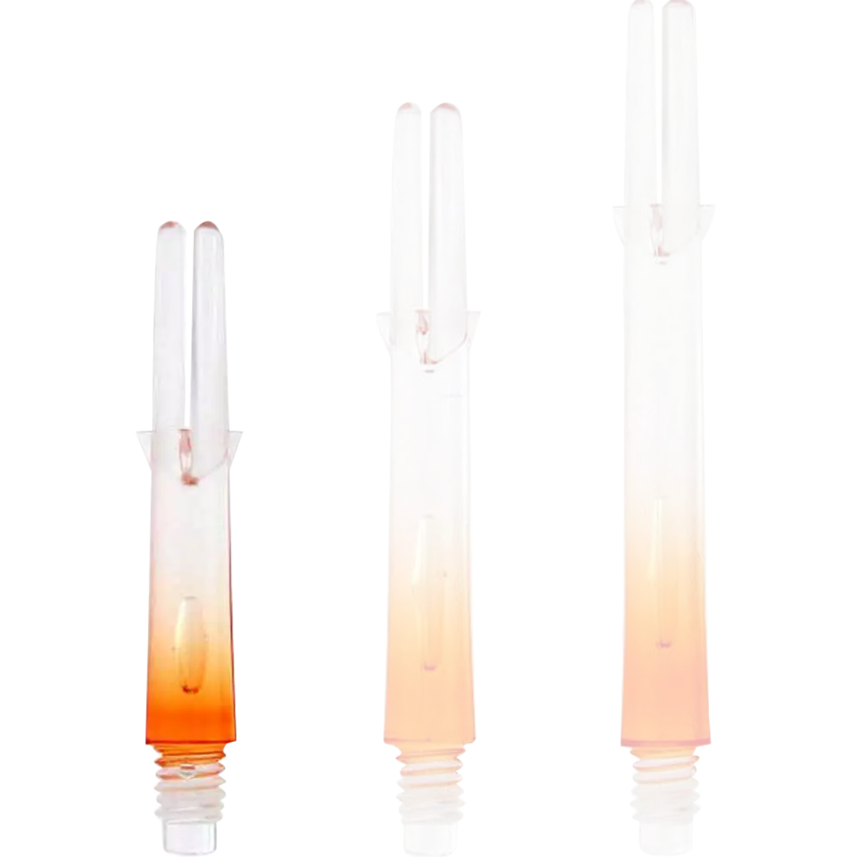 L-Style - L-Shaft Lock Straight TwoTone - Transparent Orange