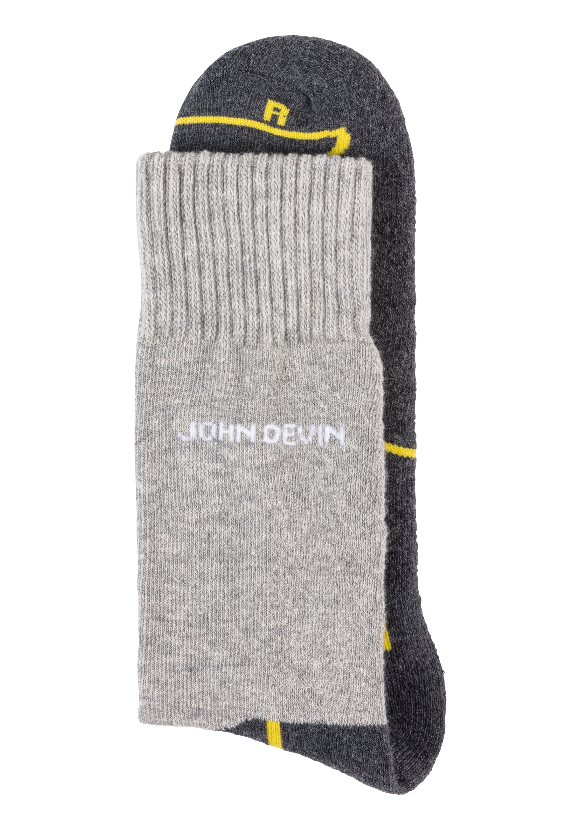 John Devin Funktionssocken Packung, 4 Stk. tlg. mit Sohlen über Zehen und hoch Fersenplüsch