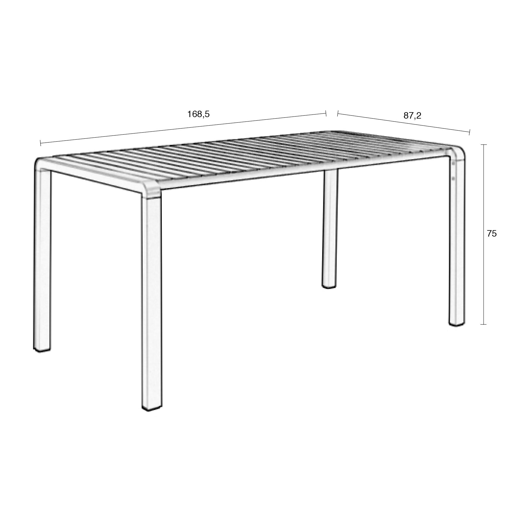 Zuiver Vondel Tuintafel