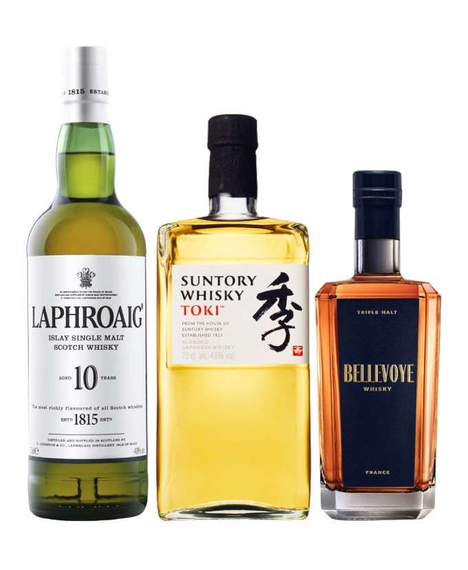 Whiskies du monde - 3 bouteilles
