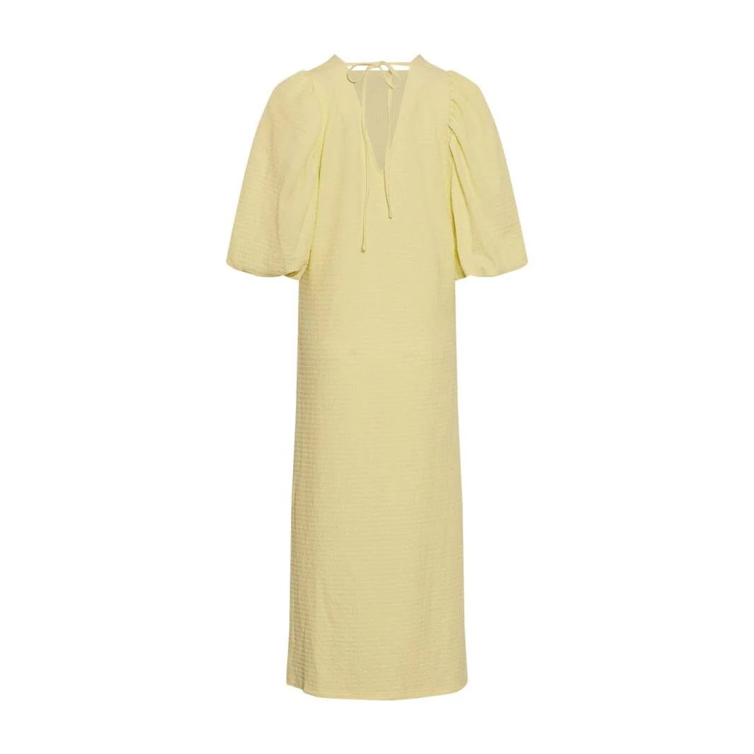 Noella Scarlet Long Dress buttercup yellow