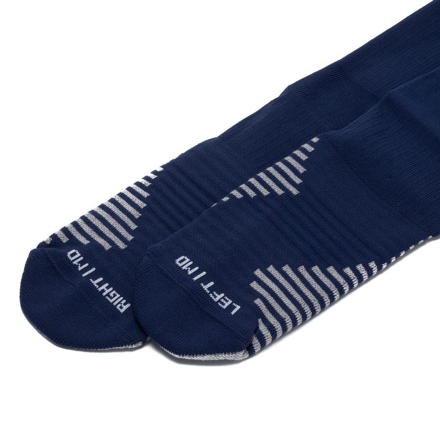 Nike Chaussettes de Football Strike - Bleu Marine/Blanc