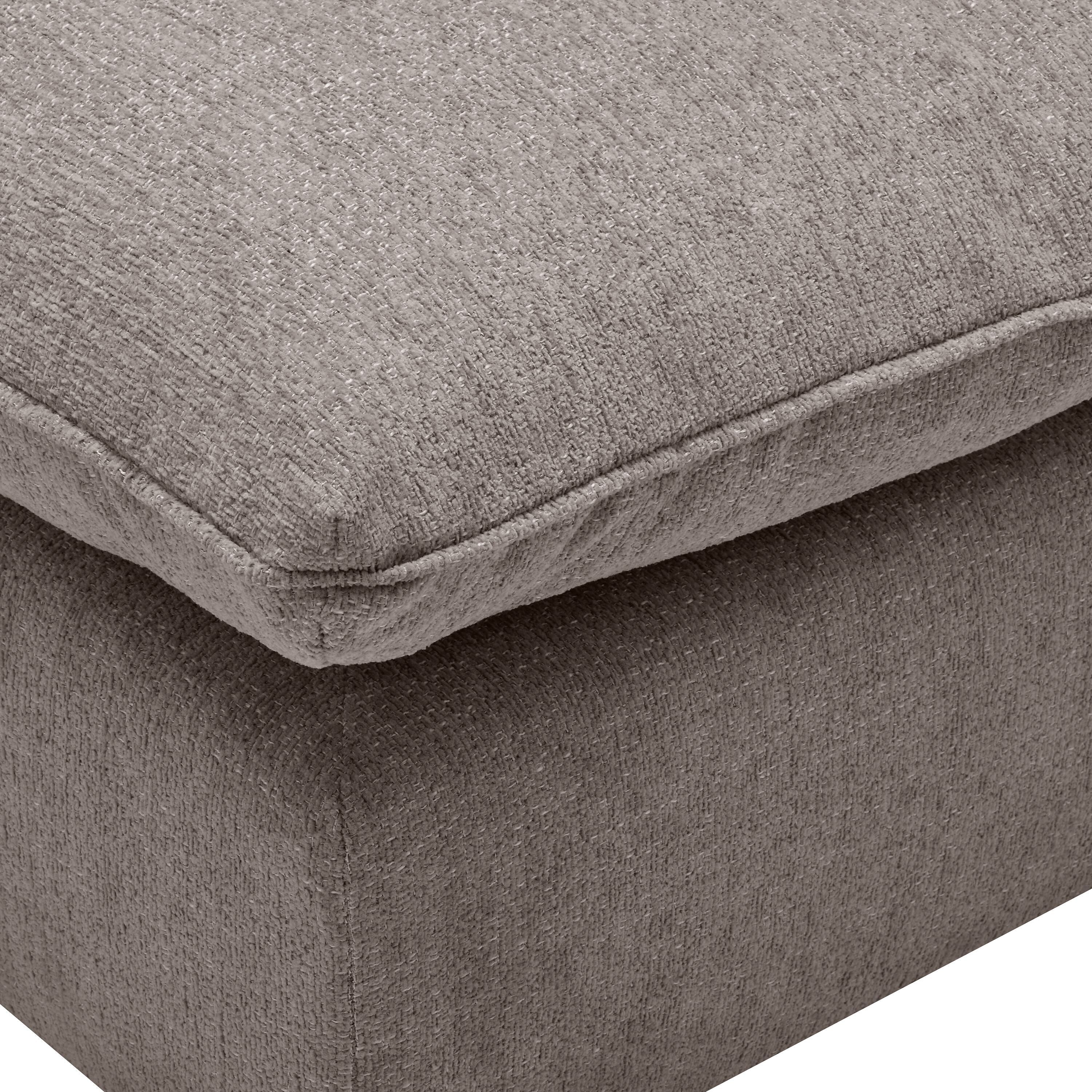 NOACK Hocker - Grau / B: 122.0 cm x T: 85.0 cm x H: 49.0 cm