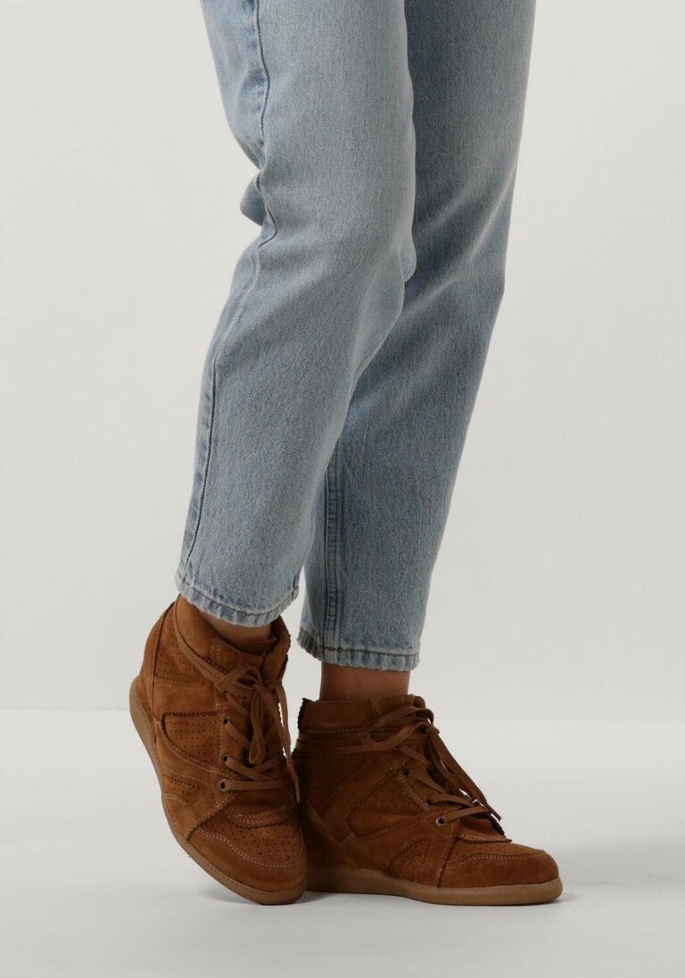 DEABUSED bruine deabused hoge sneaker ziggy
