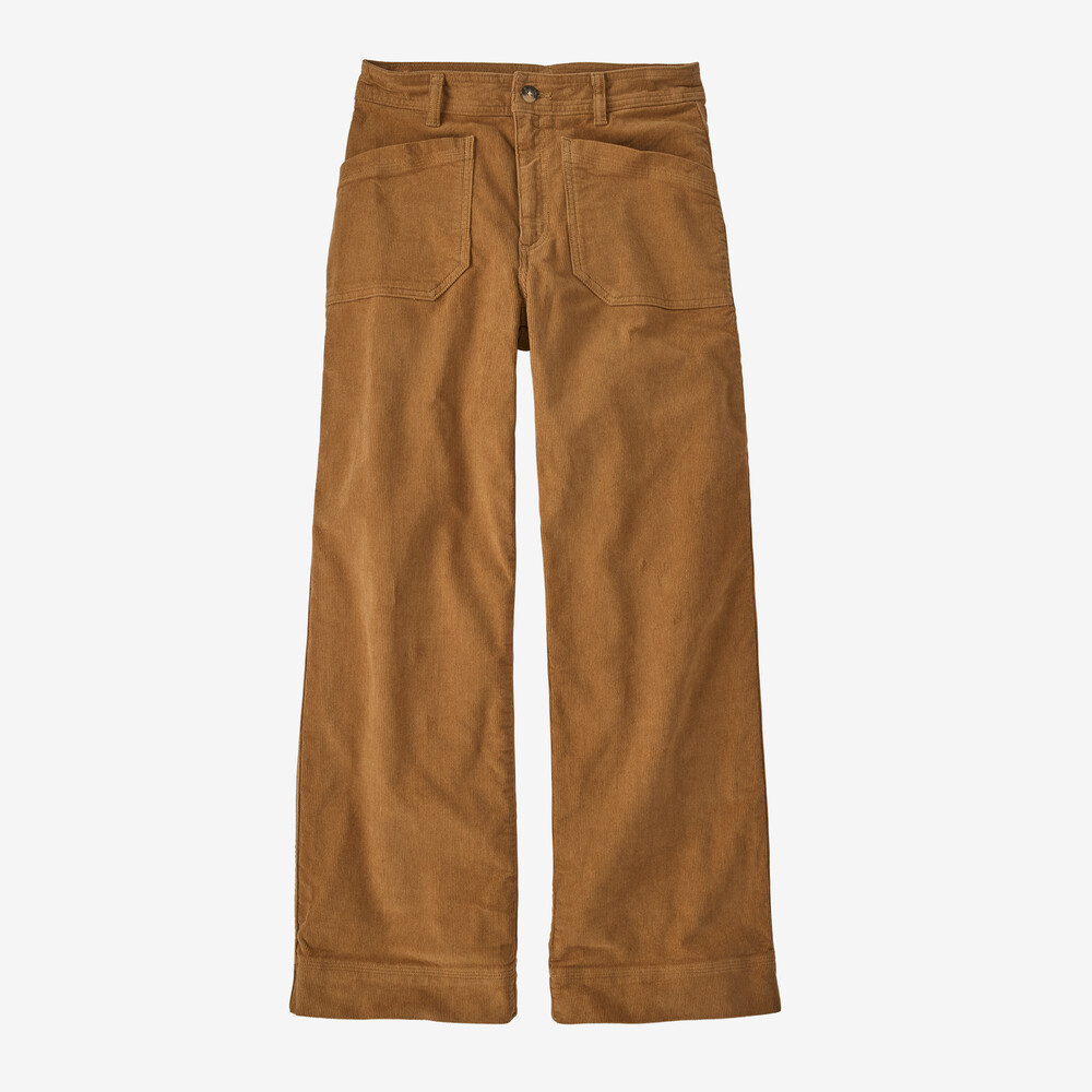 Cordhose für Damen mit weitem Bein