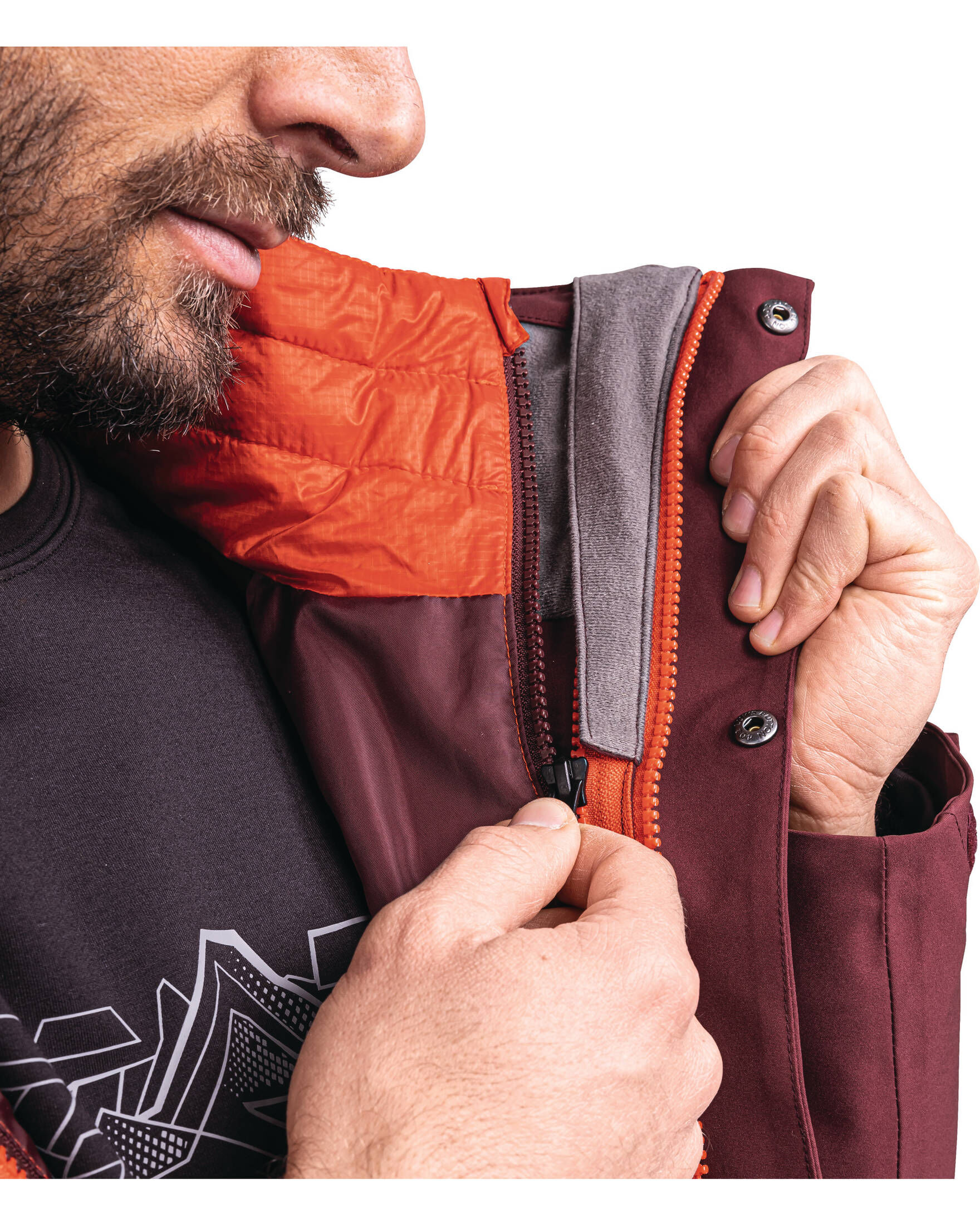 Schöffel| Herren Wanderjacke mit Thermo-Innenjacke 3 in 1 JACKET AUERSPITZ