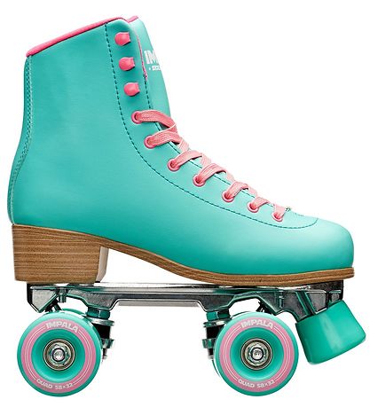 Impala Rollschuhe - Quad Skate - Aqua/Pink