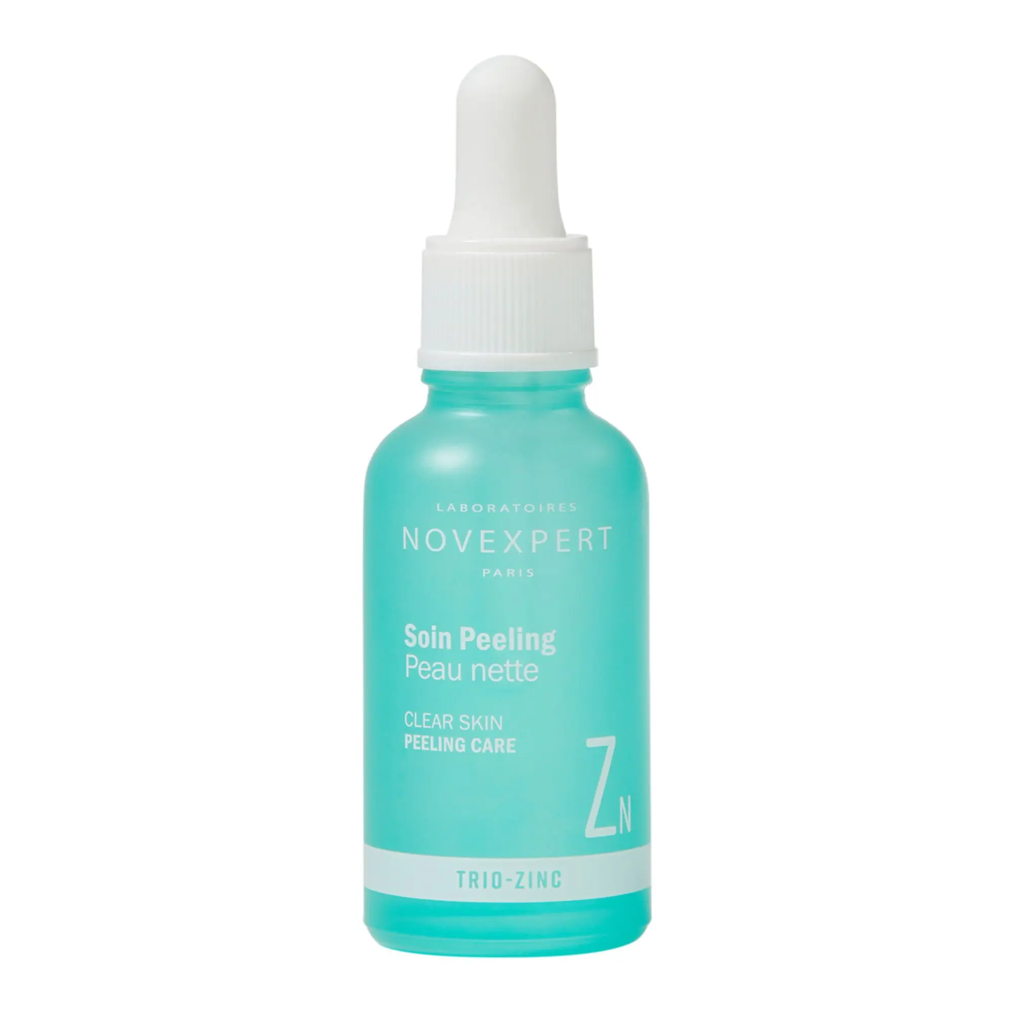 Novexpert - Trio Zinc Soin Peeling Peau Nette 30ml - Gommage et peeling