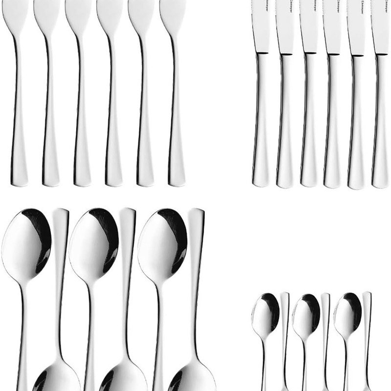 Couverts 'Stockholm', inox 18/10 - Lot de 24