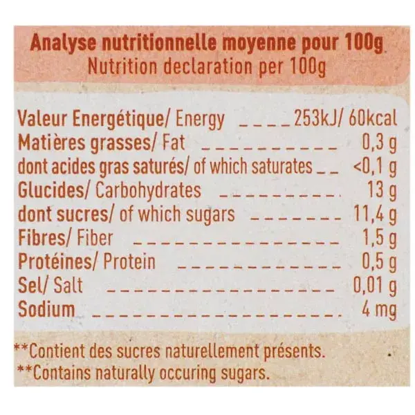 Babybio Frutas Maçã Damasco Banana Sachê +6m Orgânico 4 x 90g