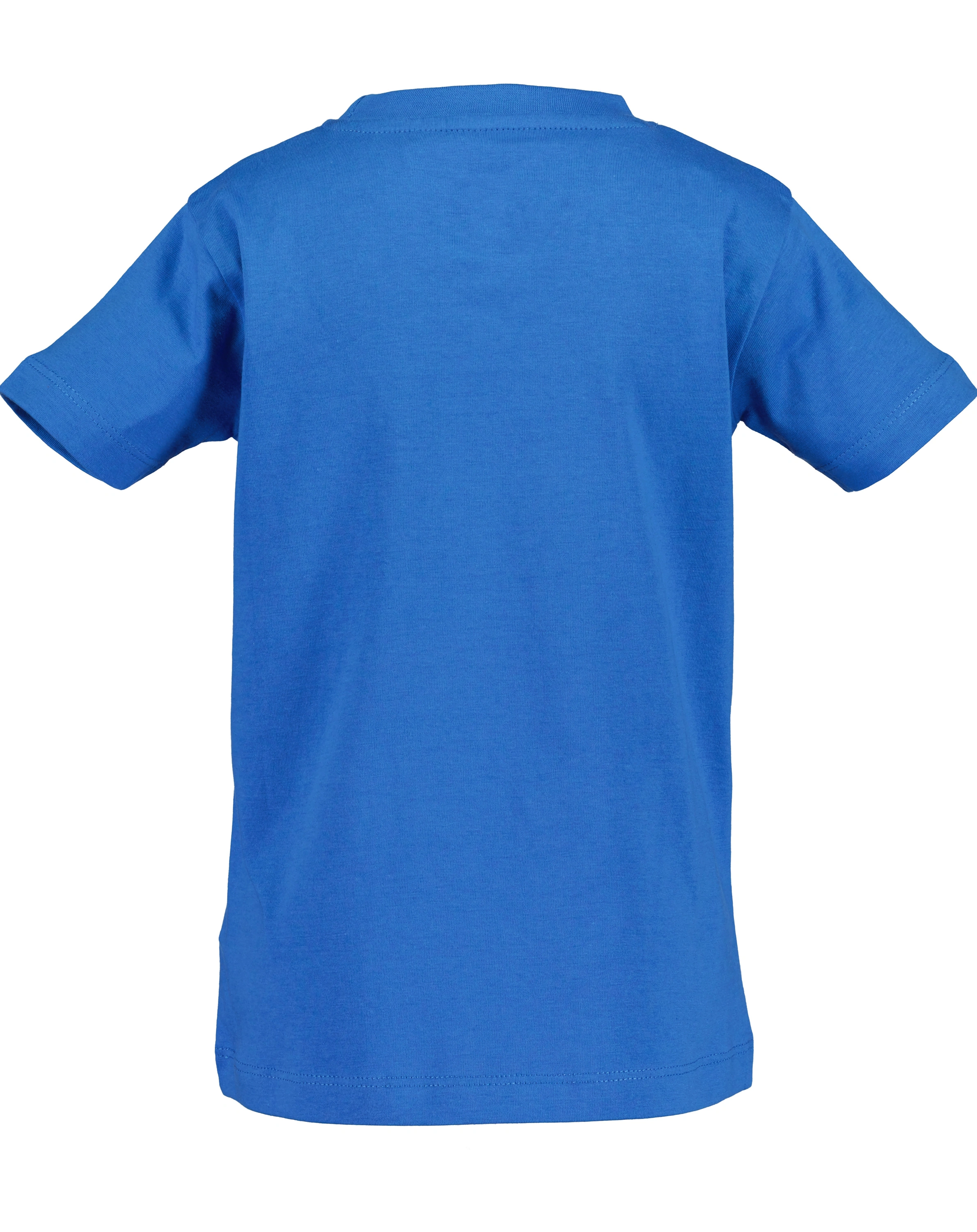 T-Shirt CAUTION in blau