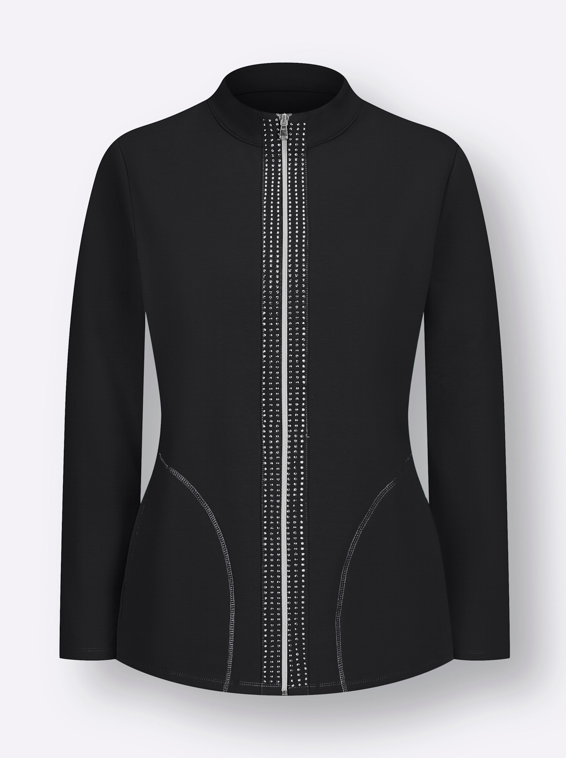 Jacke in schwarz