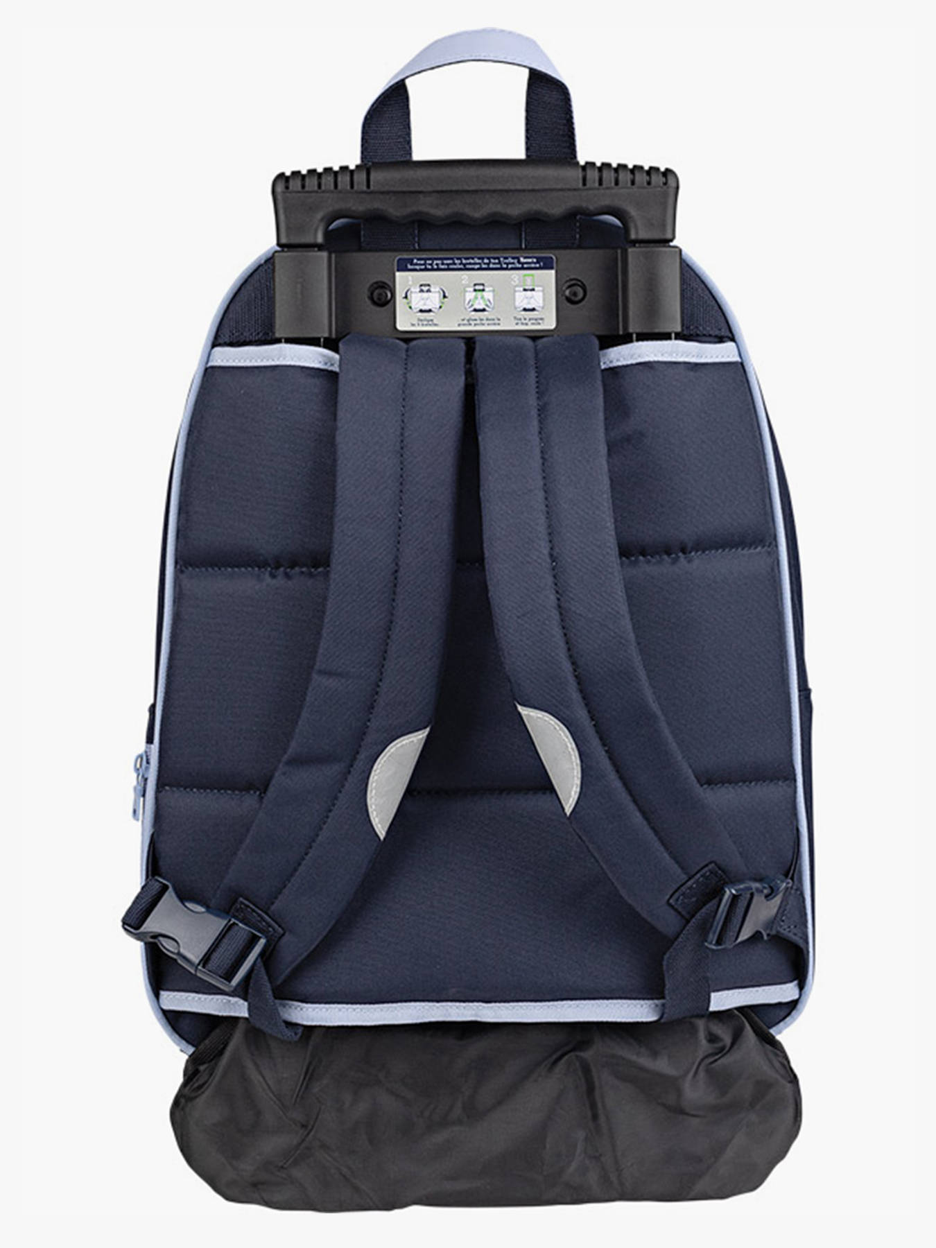 Sac a dos  roulettes 2 compartiments TANN'S