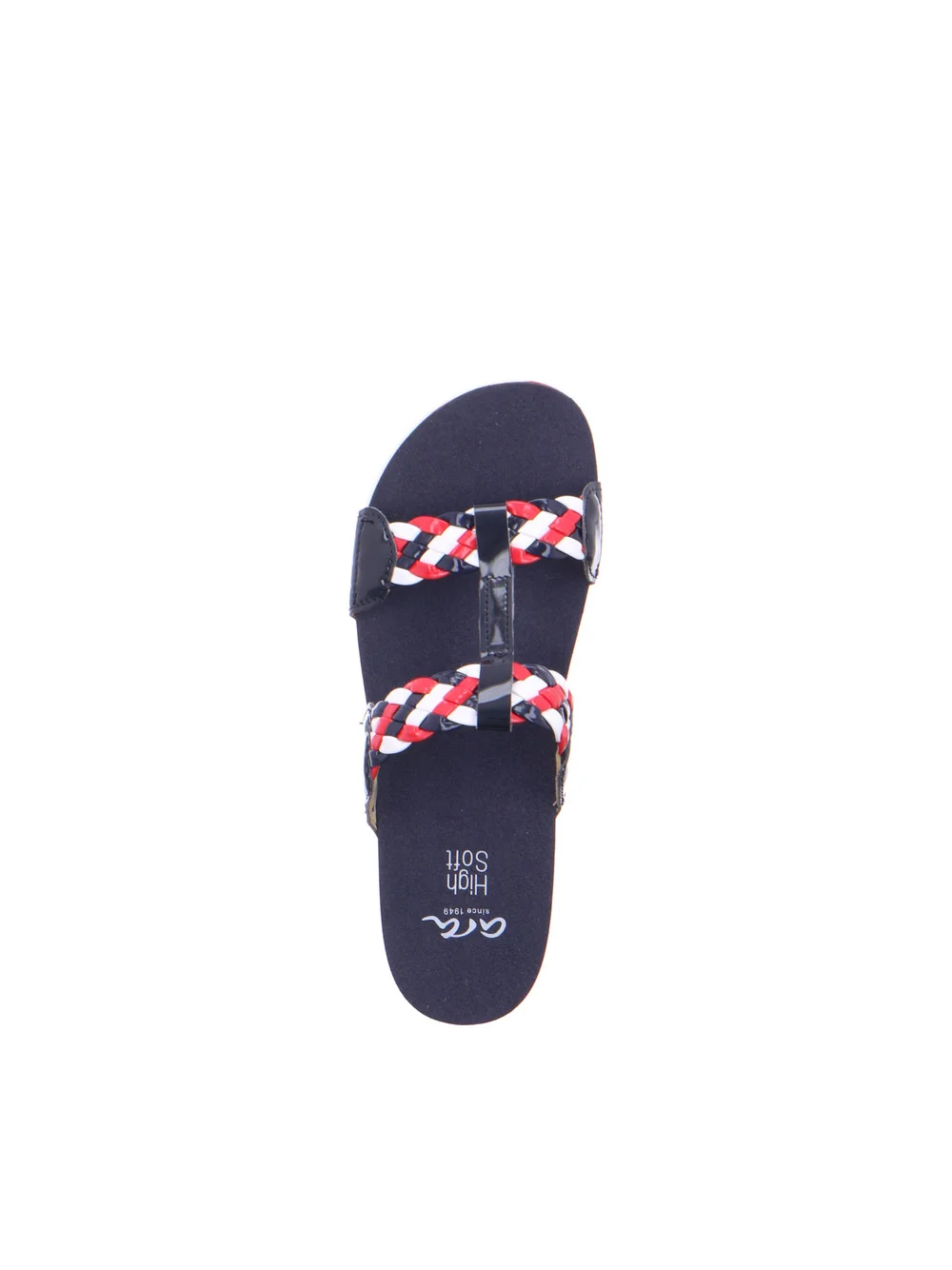 Pantolette Norderney blau