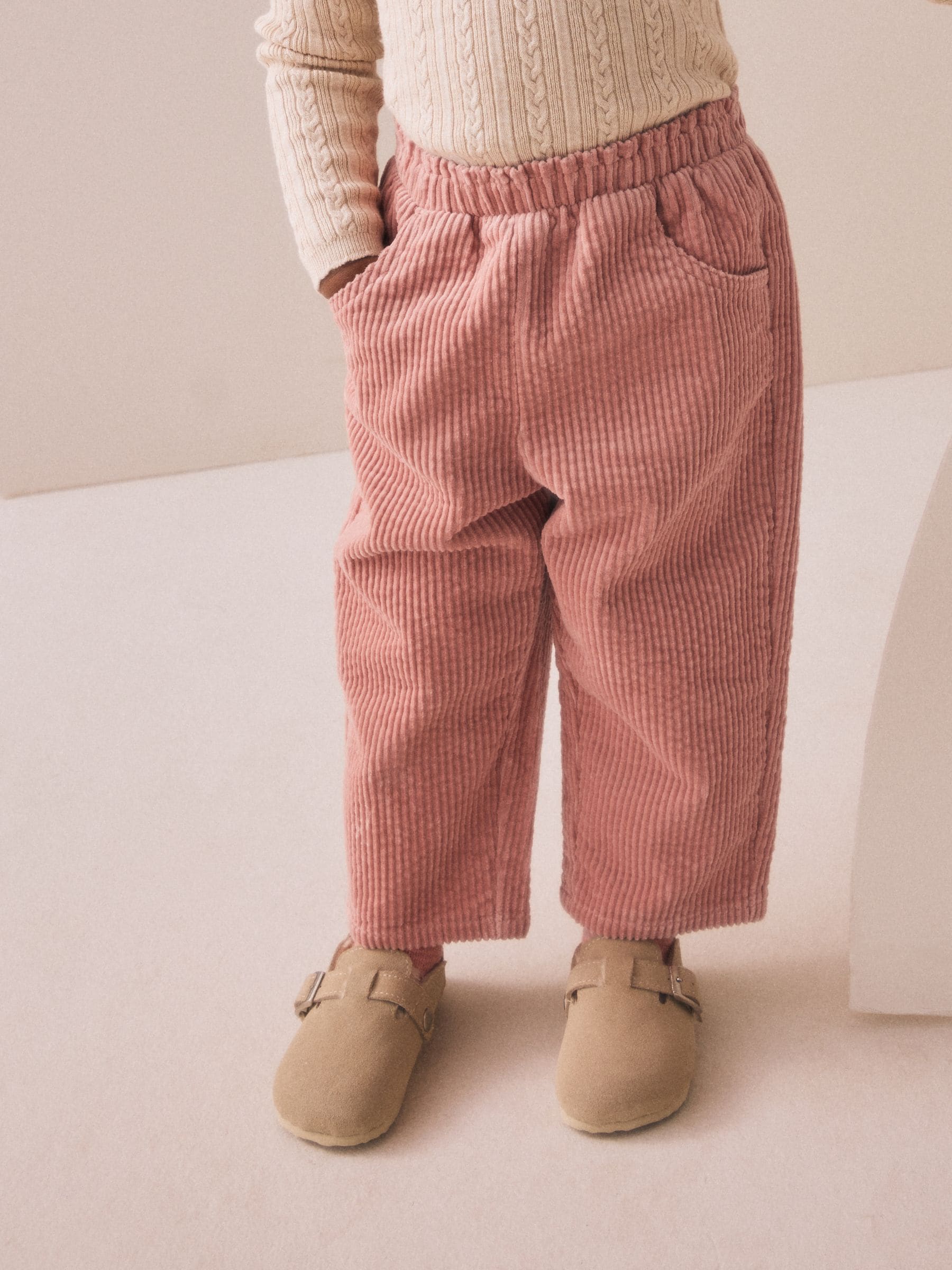 Roze - Corduroy broek (3mnd-7jr)
