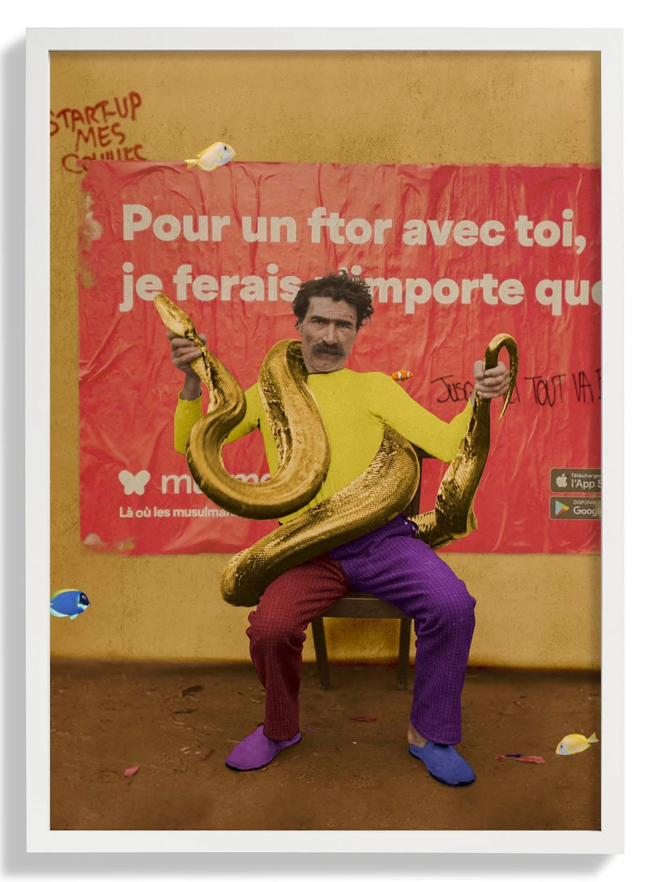 DJ -Schlange von Corentin Sauvage