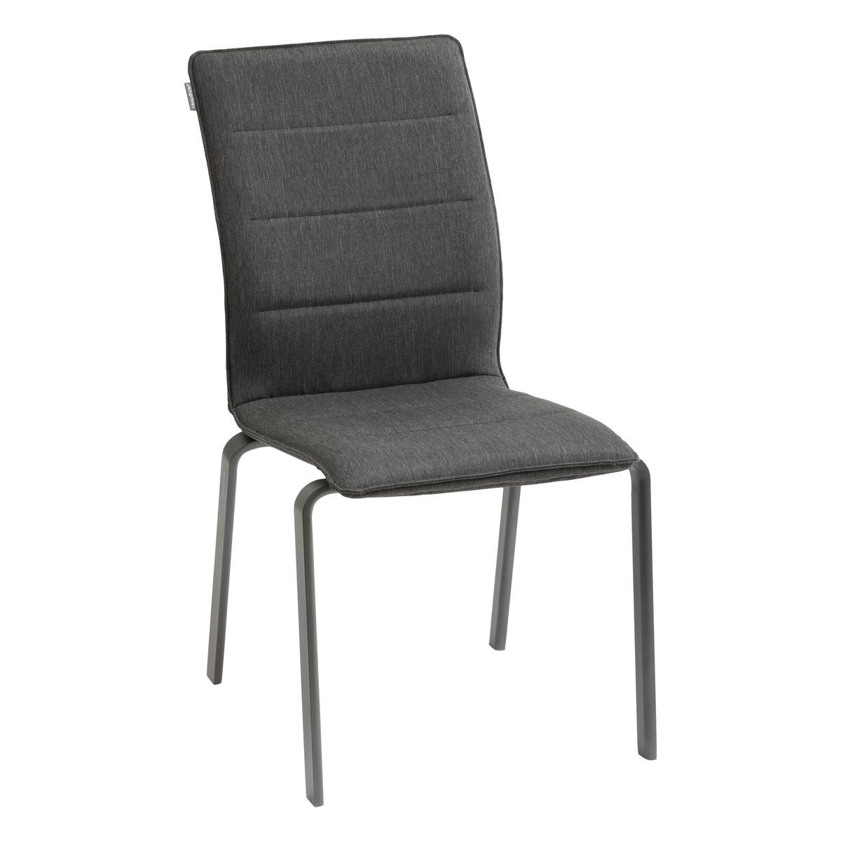 CHAISE DIESE EMPILABLE ANTHRACITE GRAPHITE
