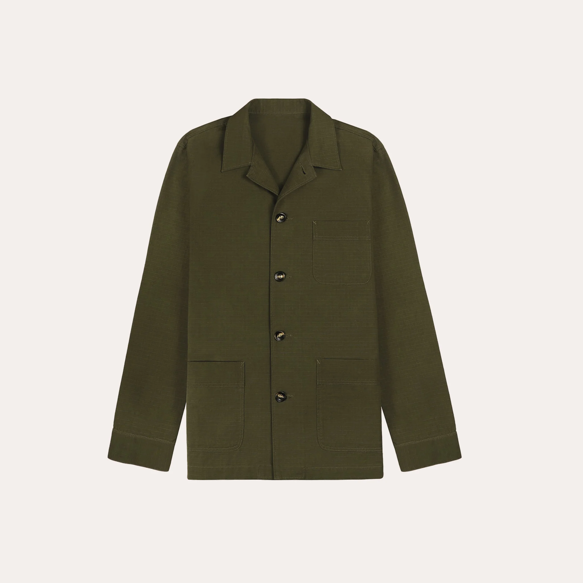 Khaki Japanese ripstop work jacket