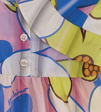 Moschino Sommerstrampler/Sonnenhut - Pink Blumen