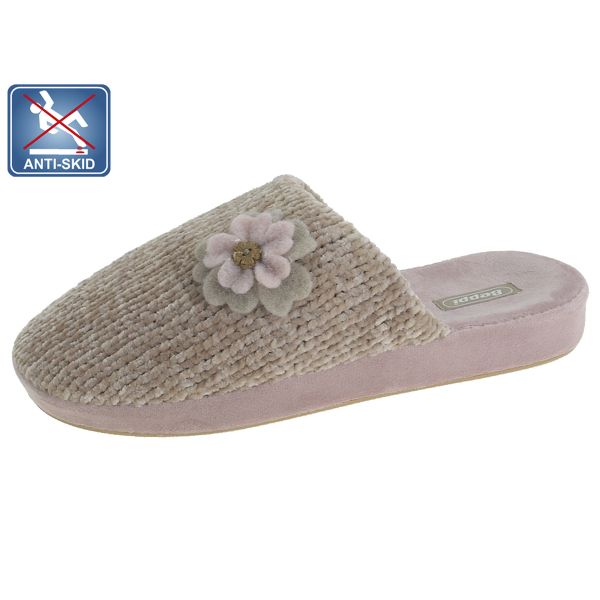 Beppi Chinelos de Quarto Femininos Bege 39 - 2194101-39