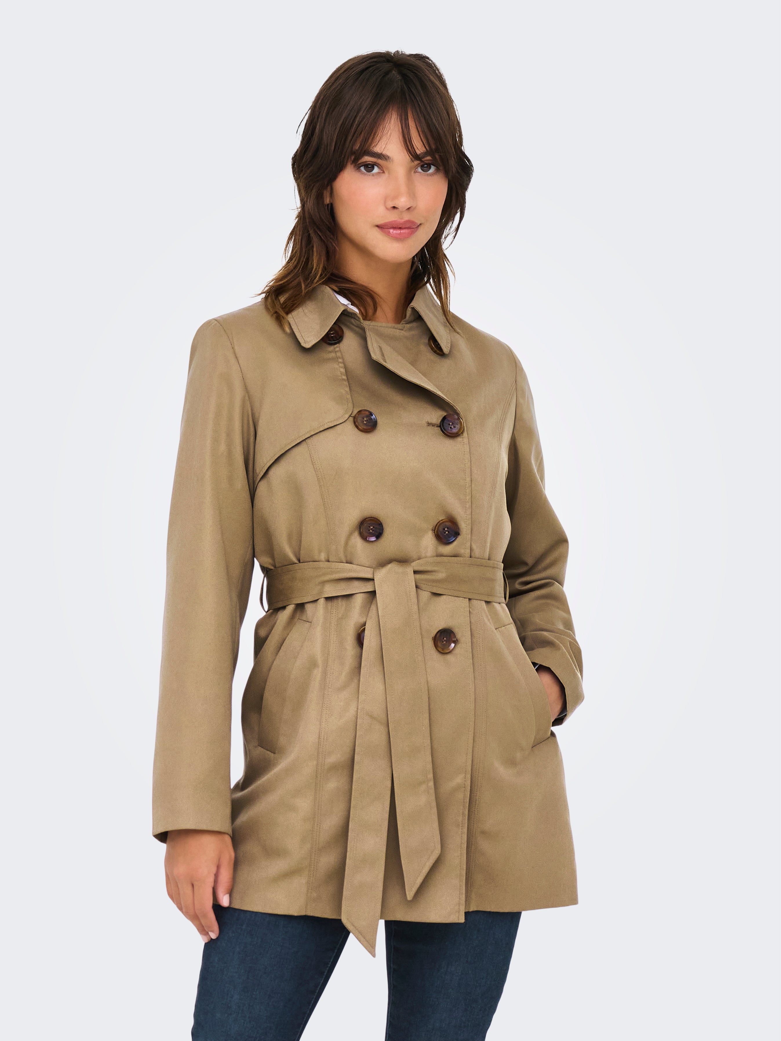 ONLVALERIE Trenchcoat Petrified Oak