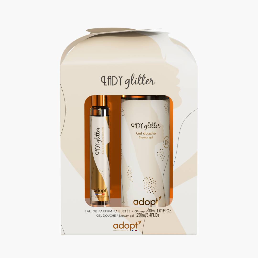 Lady glitter Coffret eau de parfum 30 ml + gel douche