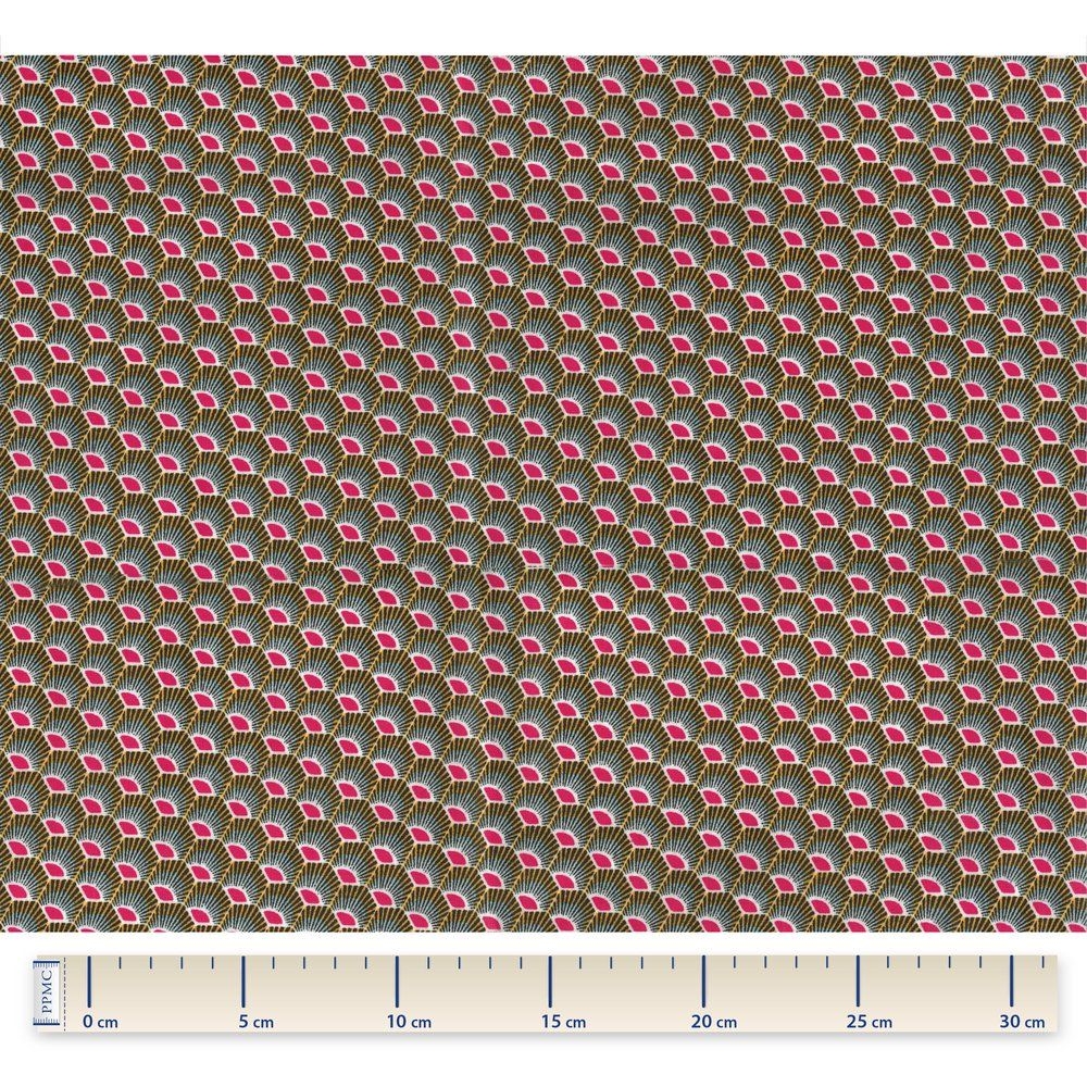 Tissu Enduit Au Mètre Palmette