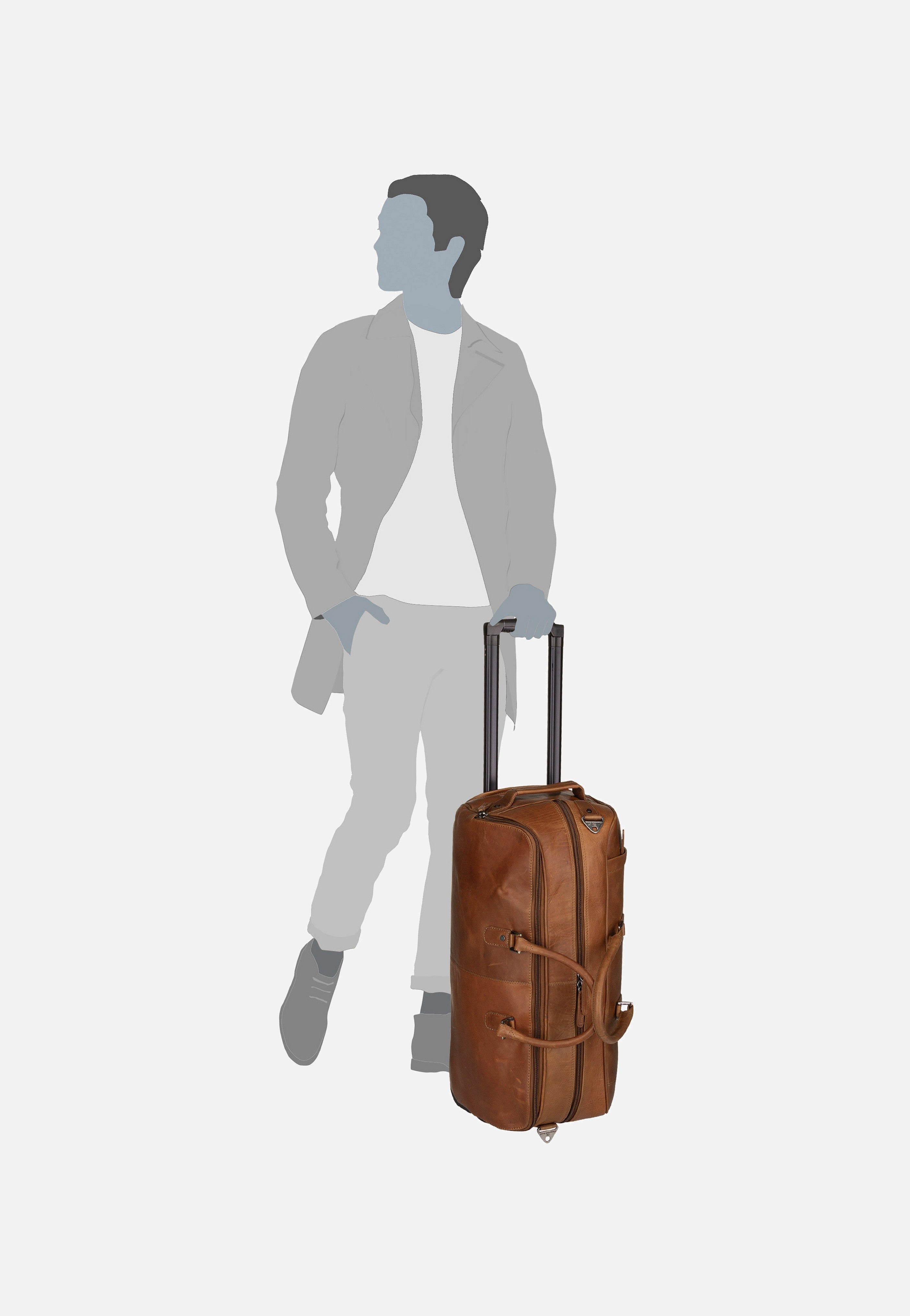 Jayven 0027 Cognac - Travel Bag