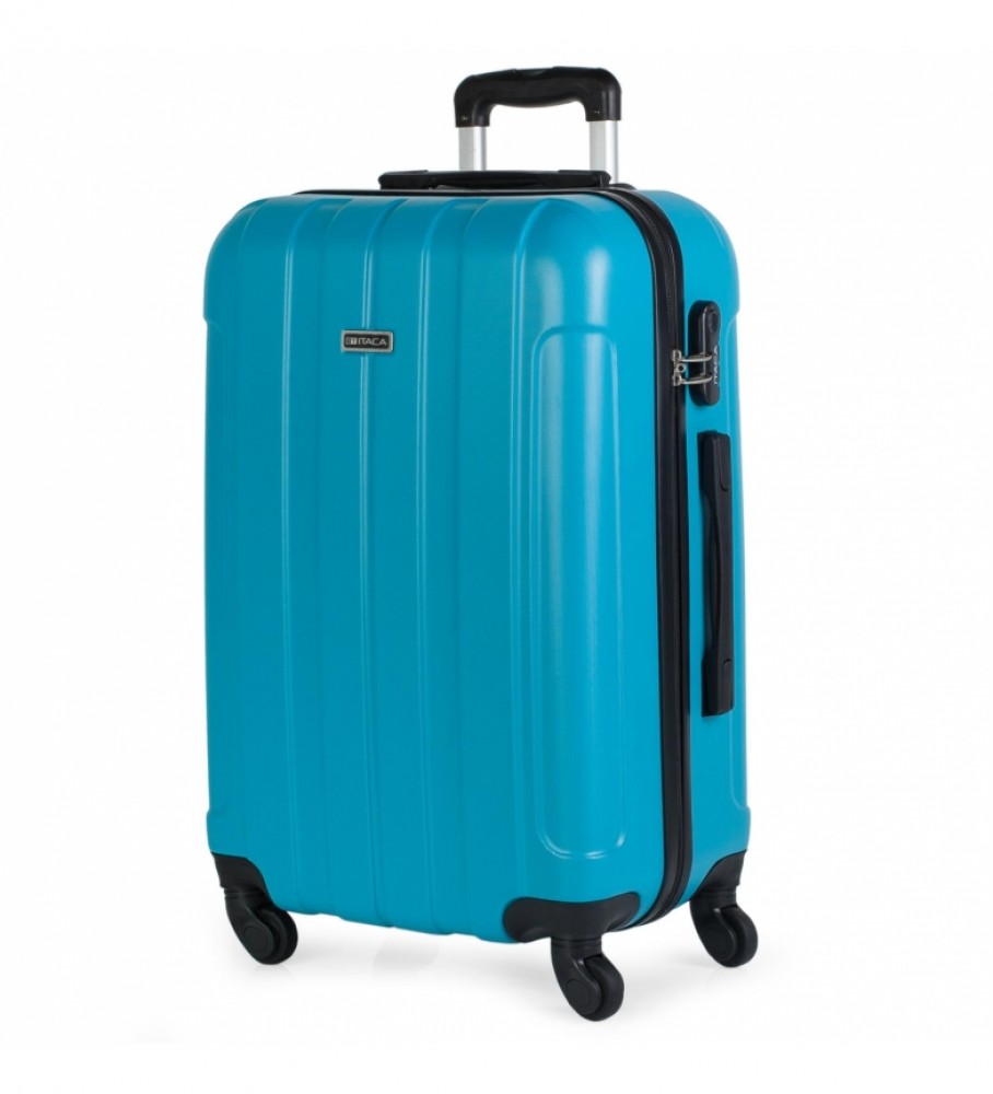 Mala rígida ITACA com 4 rodas 771160 Azul Marinho -63x42x24cm-