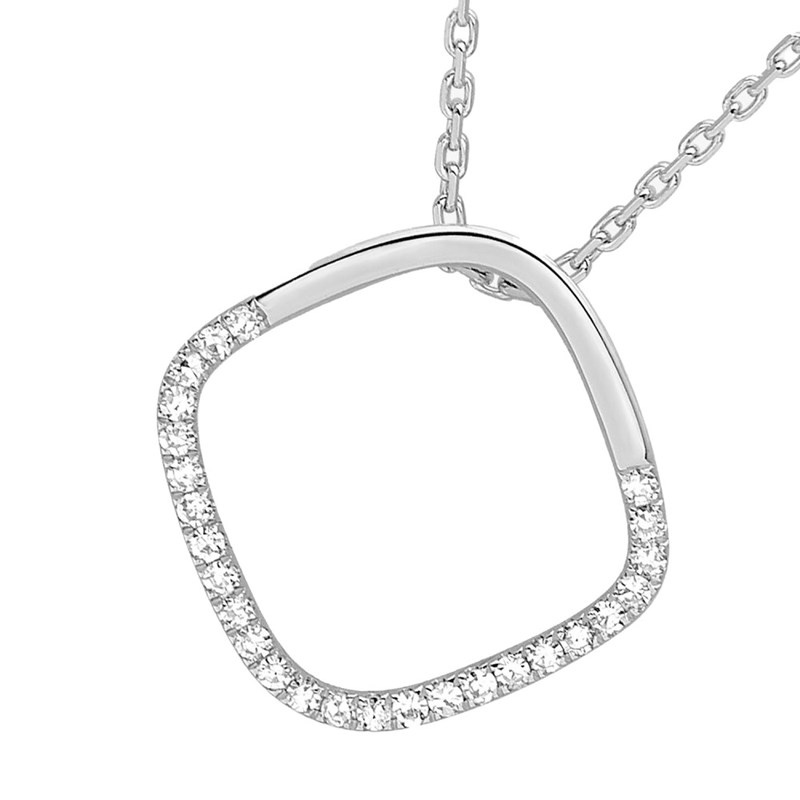 Collier Femme - Or 18 Carats - Diamant 0,11 Carats - Longueur : 42 cm