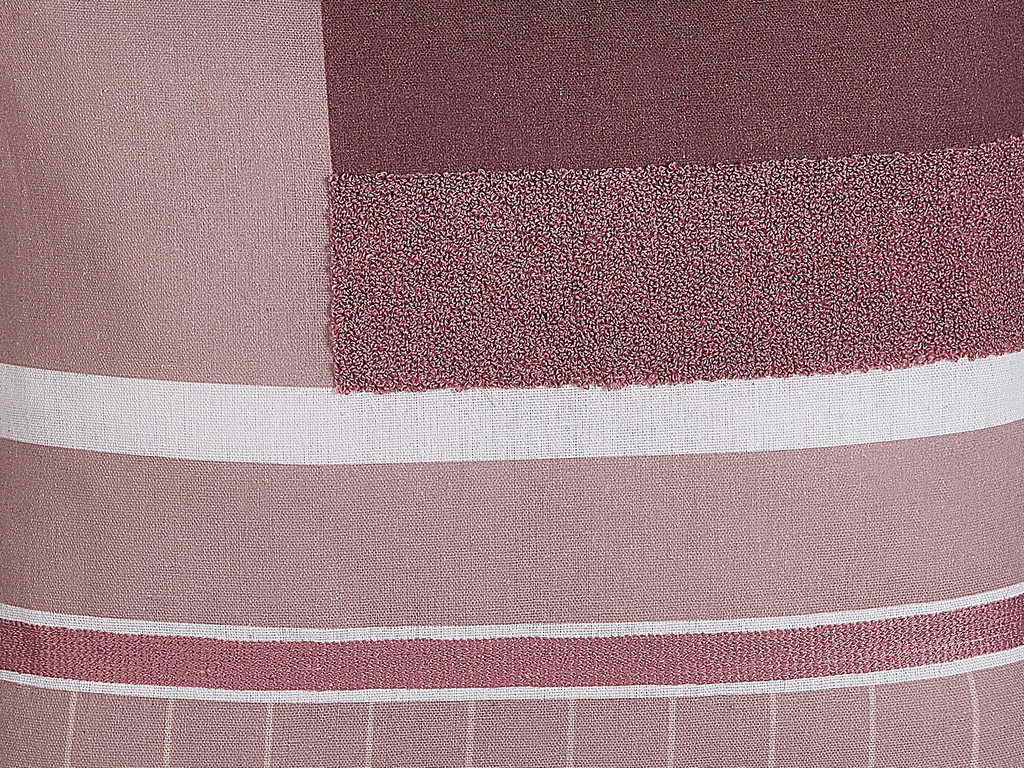 Set van 2 sierkussens ERINUS 45 x 45 cm Rood geometrisch patroon