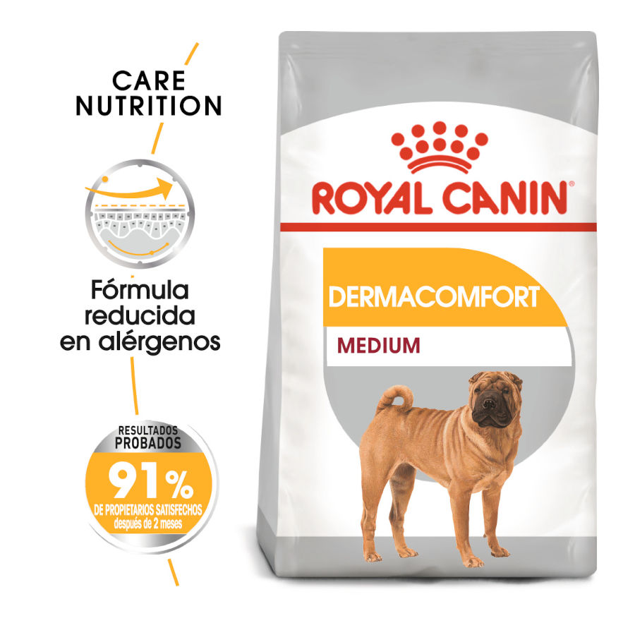 Ração Royal Canin Dermacomfort para cães de porte médio