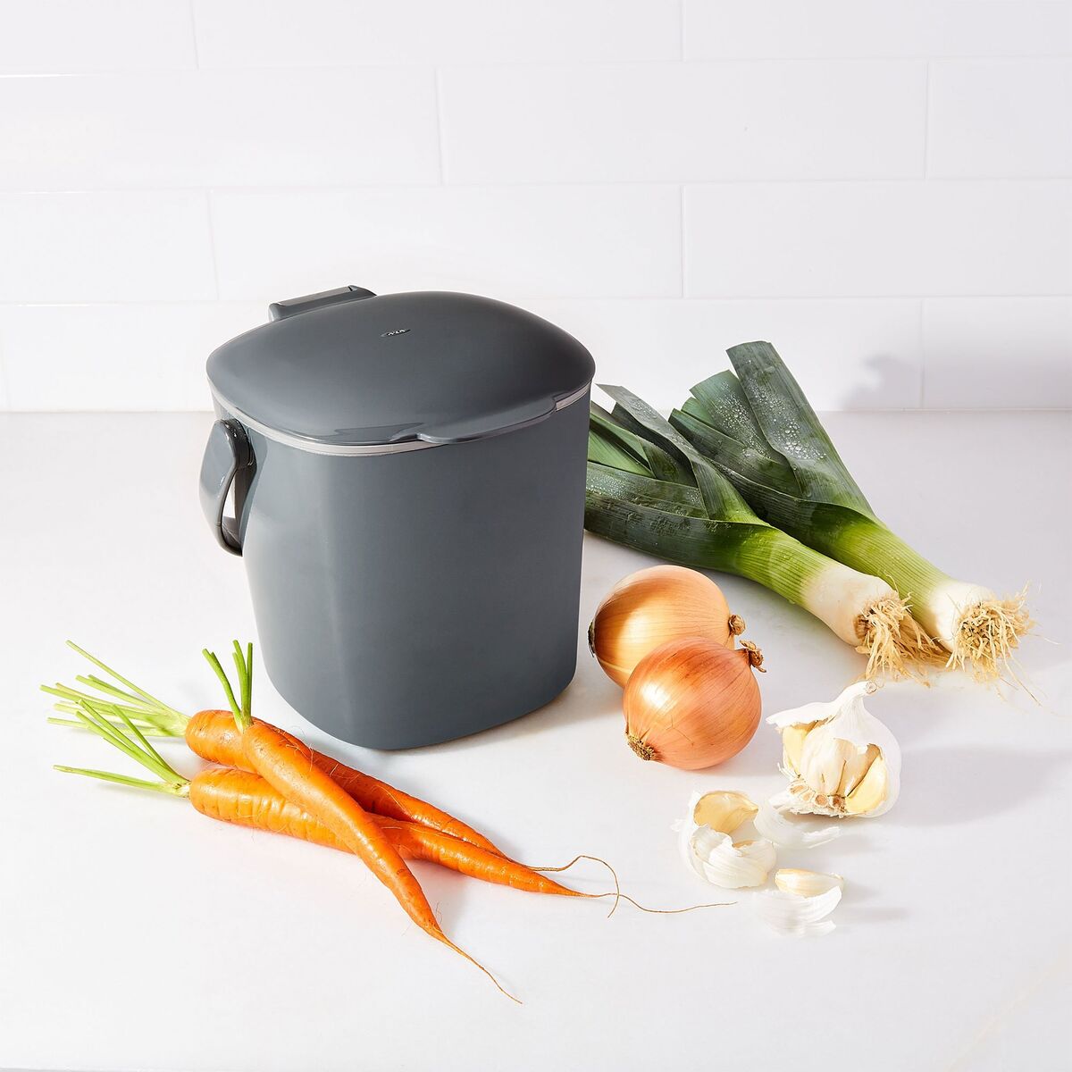 Kompostbeholder 2,8L, charcoal