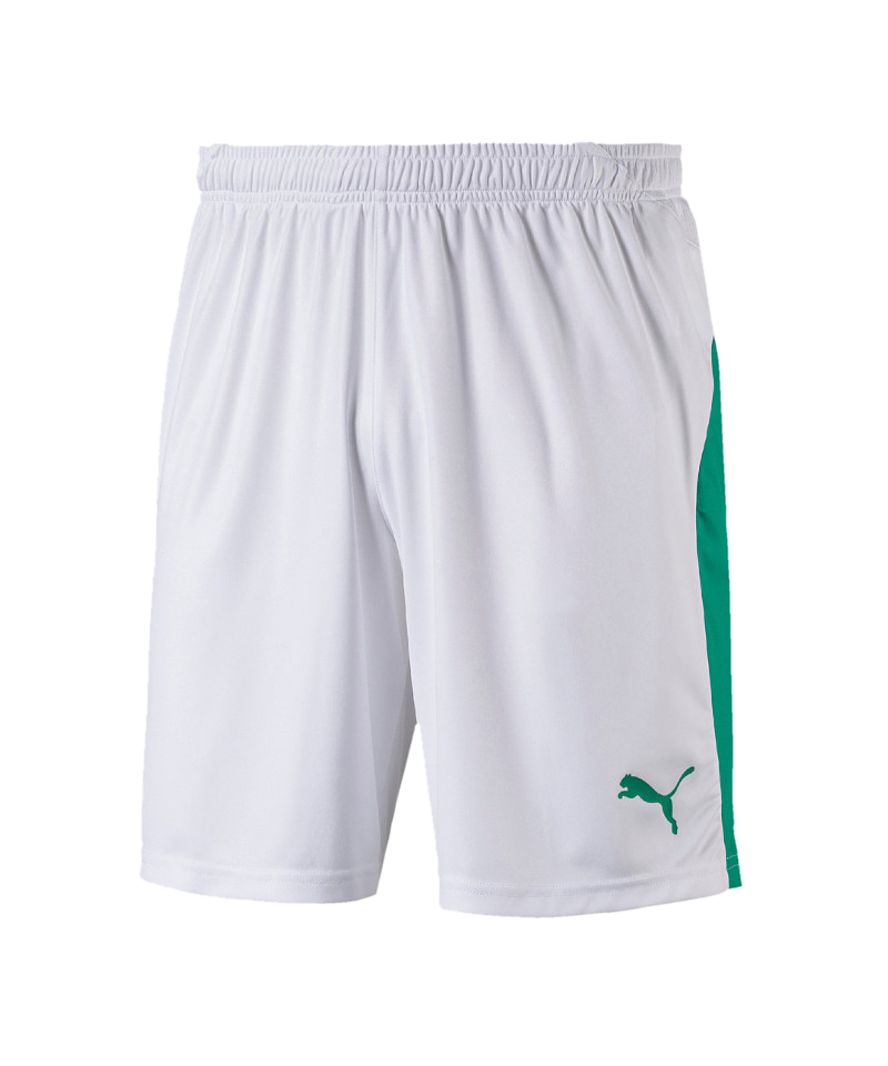 PUMA LIGA Short Weiss Grün F15