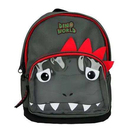 Depesche Dino World Rucksack, grau