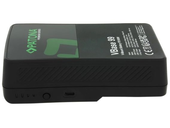 Patona Digitalkamera-Akku VBase 99 Leistungsstarker Kameraakku mit USB-C Power Delivery