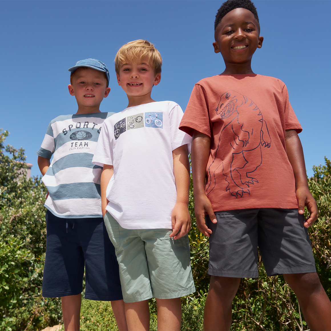 Topolino Jungen Joggingshorts aus Bio-Baumwolle dunkelblau