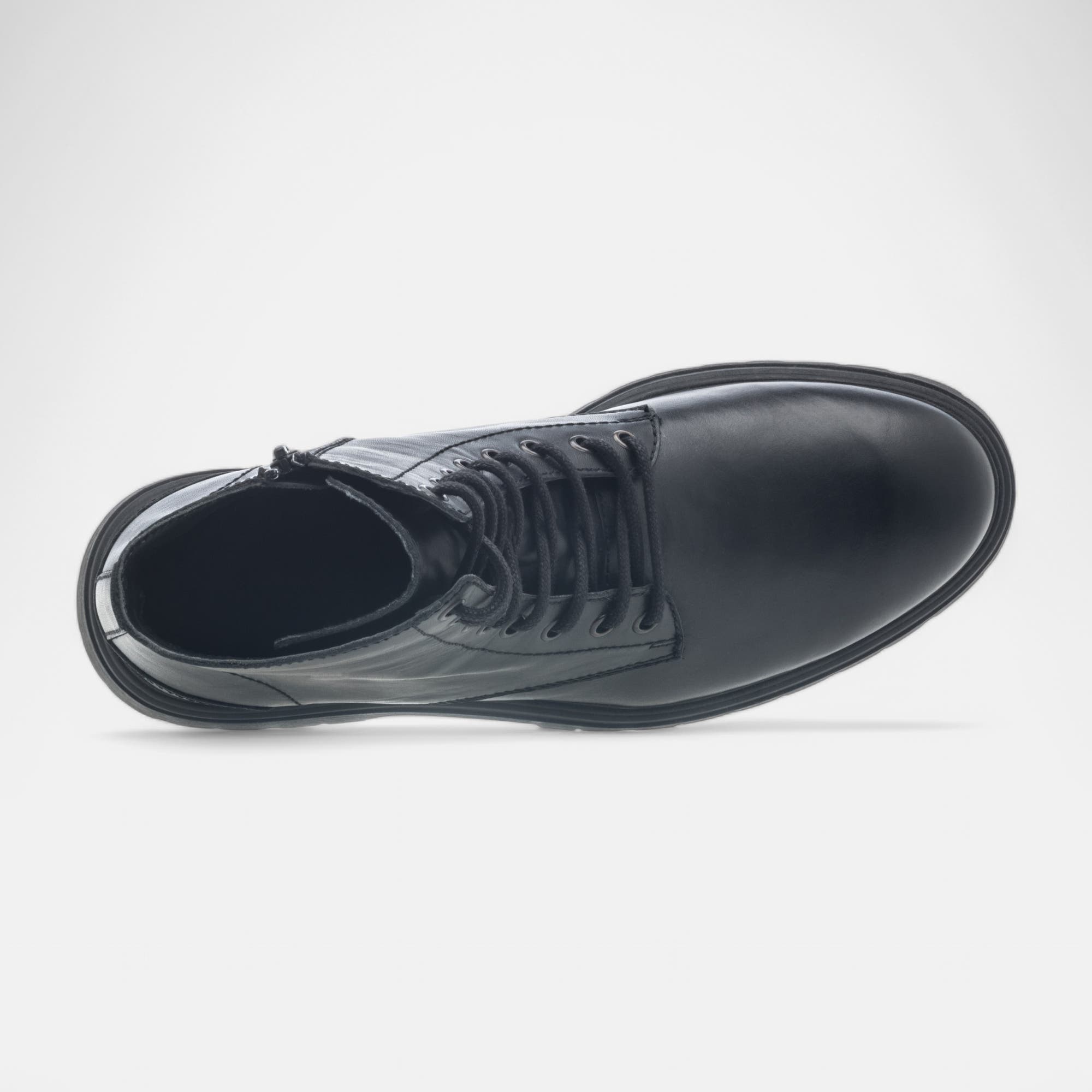 Bottines Homme en cuir noir