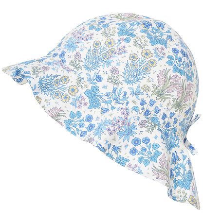 Huttelihut Sonnenhut - Soft Chambray m. Blumen