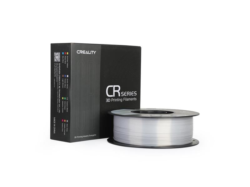 Creality Filament PLA, Silk Silber, 1.75 mm, 1 kg 1.75 mm PLA Filament für 3D Drucker