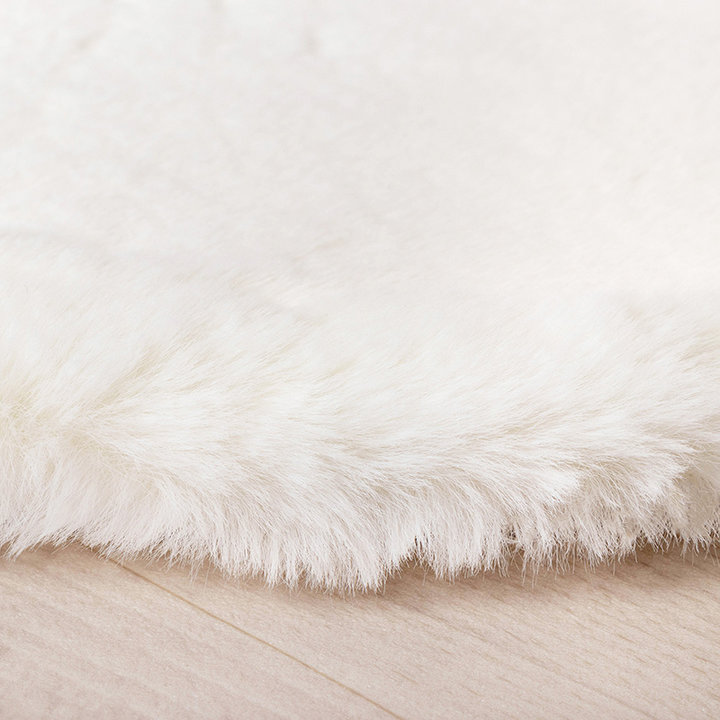 Kindervloerkleed - Huggy Wolk Wit | Super fluffy!
