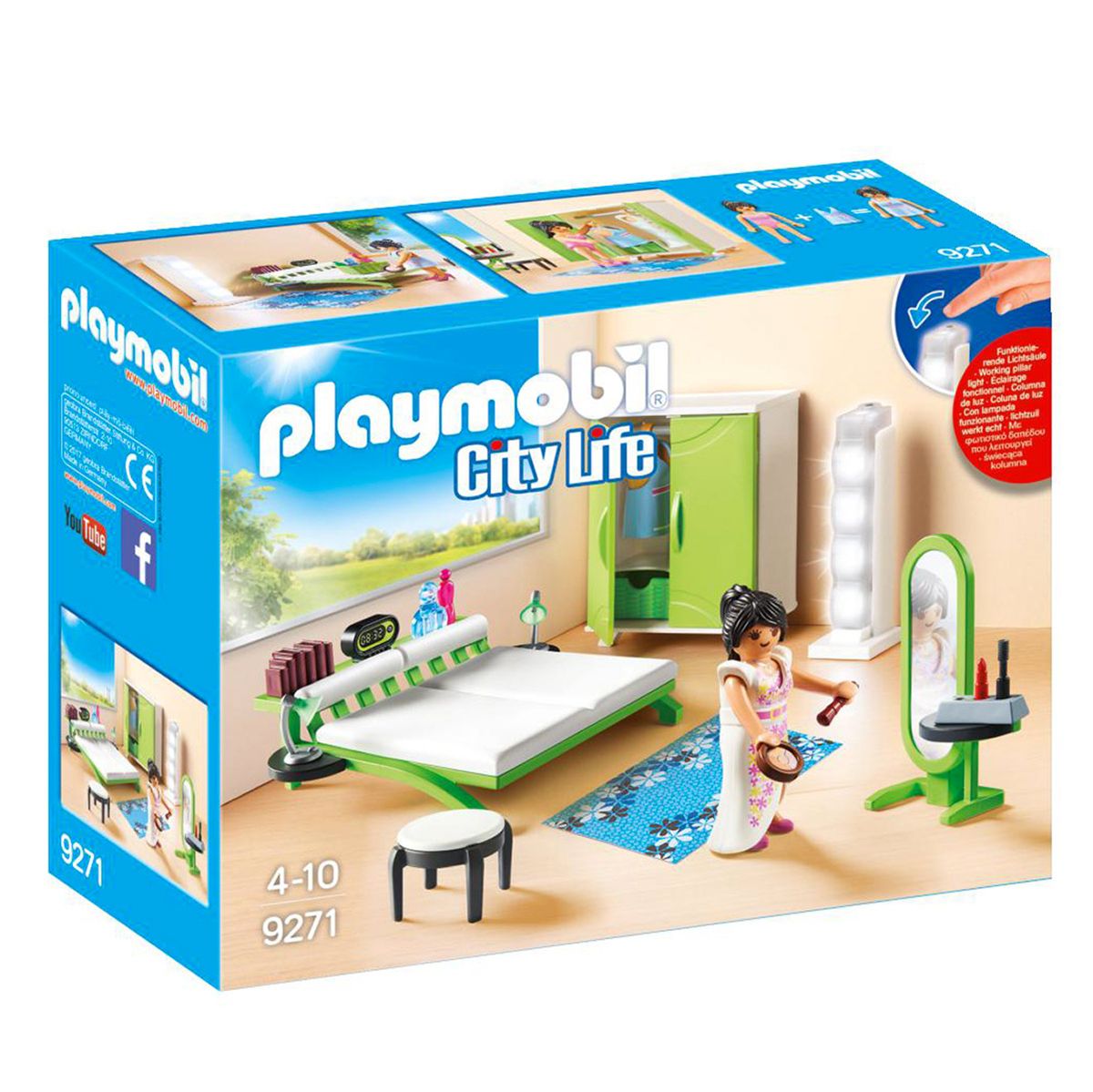 Chambre avec espace maquillage Playmobil City Life
