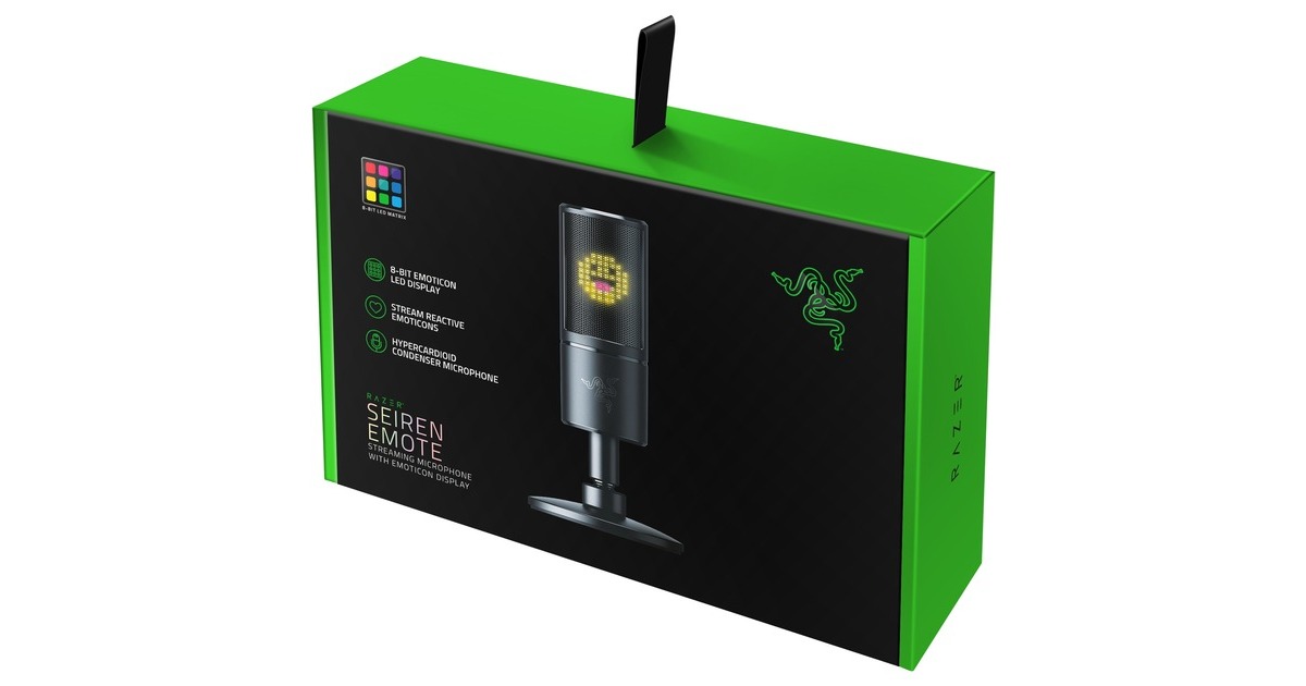RazerSeiren Emote microfoon  (Zwart)