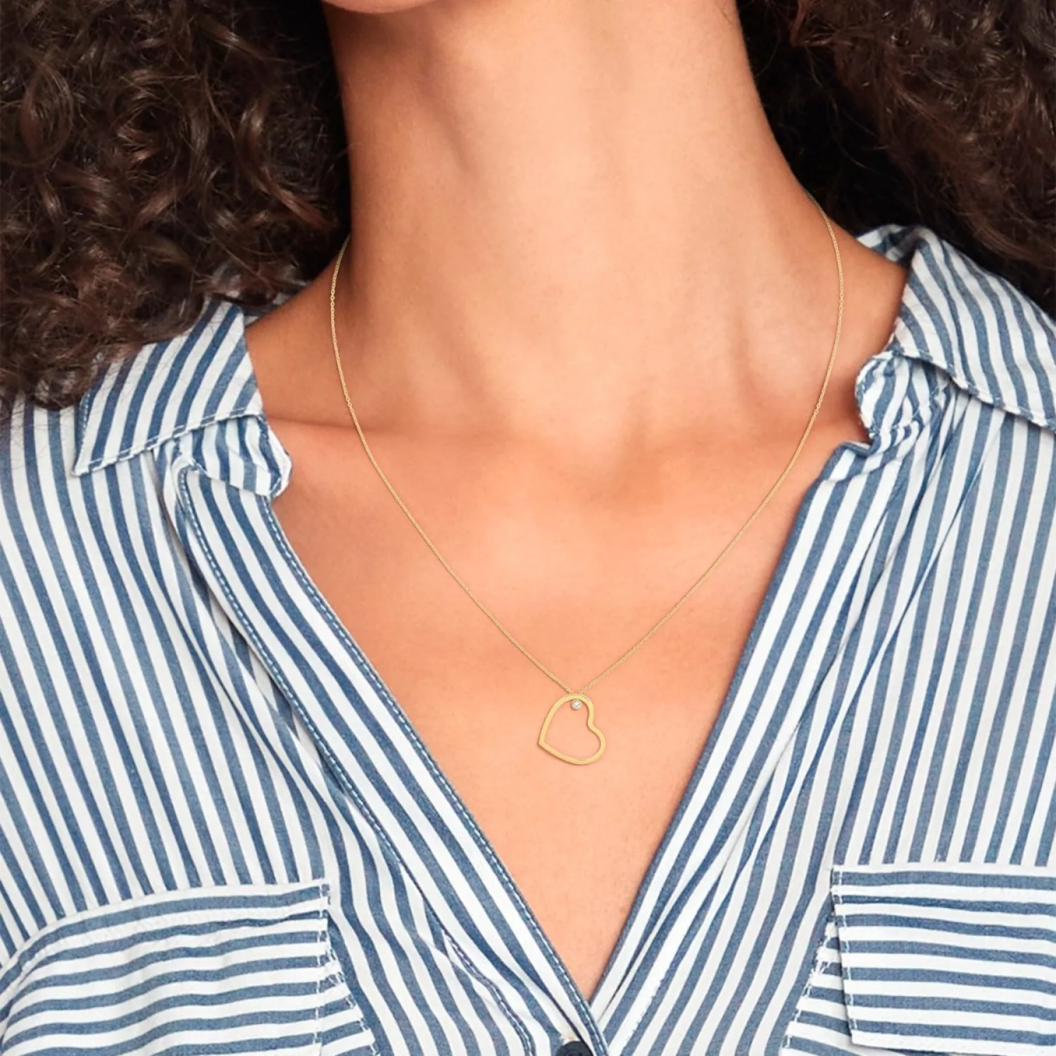 Tommy Hilfiger Minimal Heart Halskæde 22 kt. Rustfrit Stål 2780757